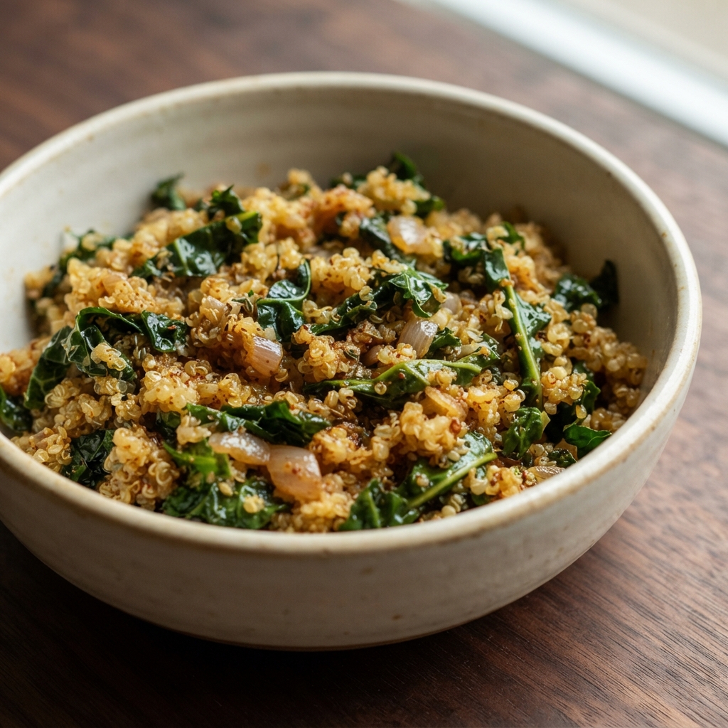 Quinoa and Kale with Creole Spice