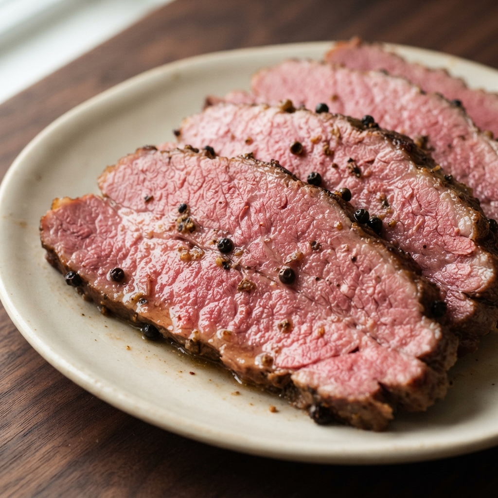 Beer-Braised Corned Beef for Stacked Sandwiches