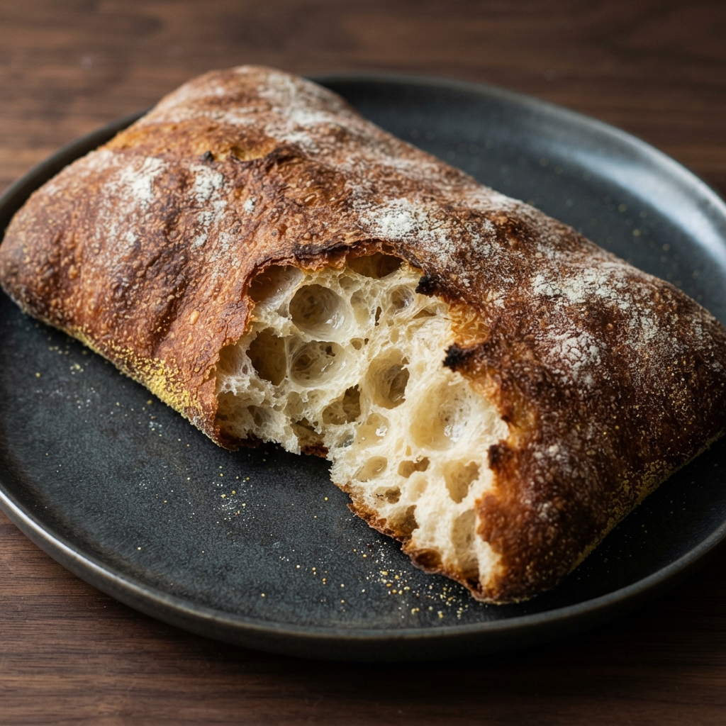 Chef John's Effortless No-Knead Ciabatta Loaf