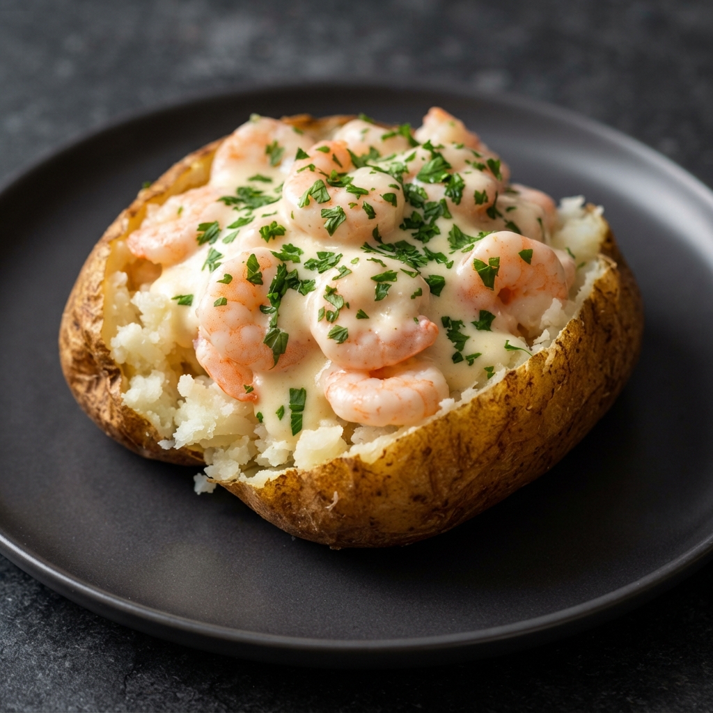 Shrimp-Stuffed Baked Potatoes