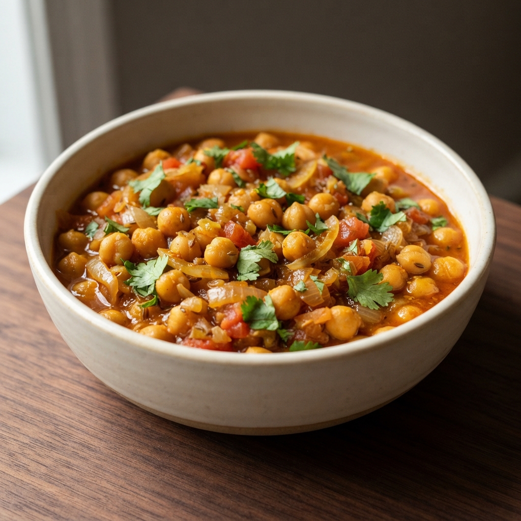 Cholay: Spiced Curried Chickpeas