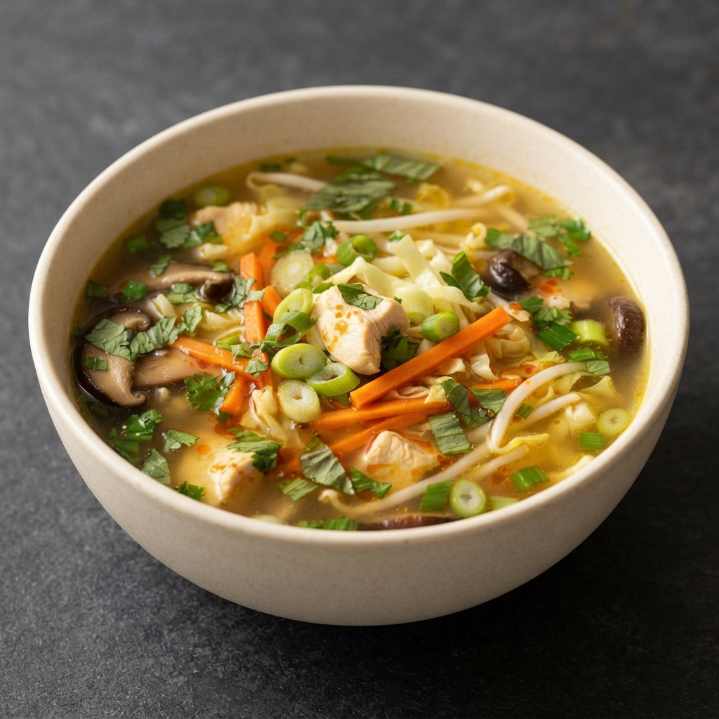 Lemongrass Chicken Soup, Cambodian-Inspired