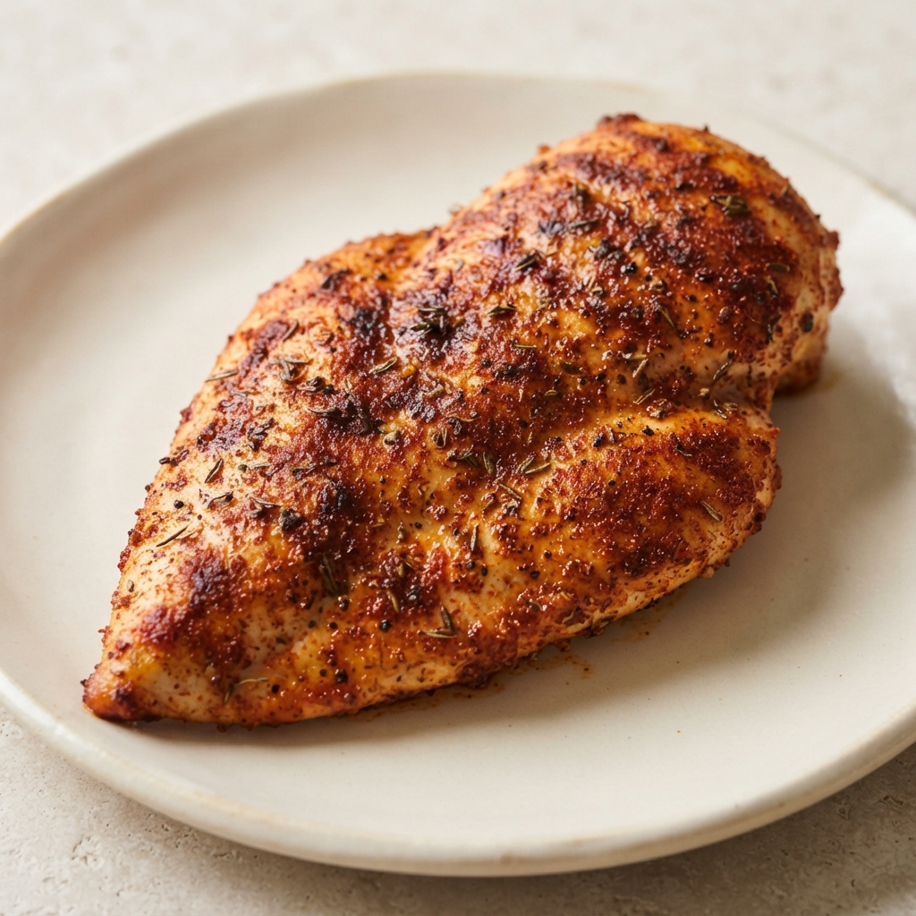 Fiery Paprika-Rubbed Chicken Breasts