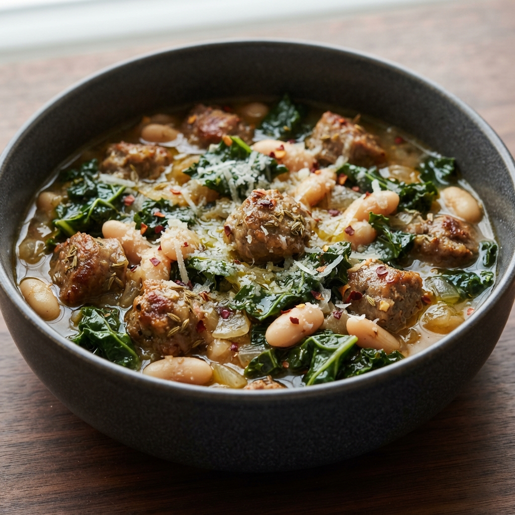 Italian White Bean and Sausage Stew