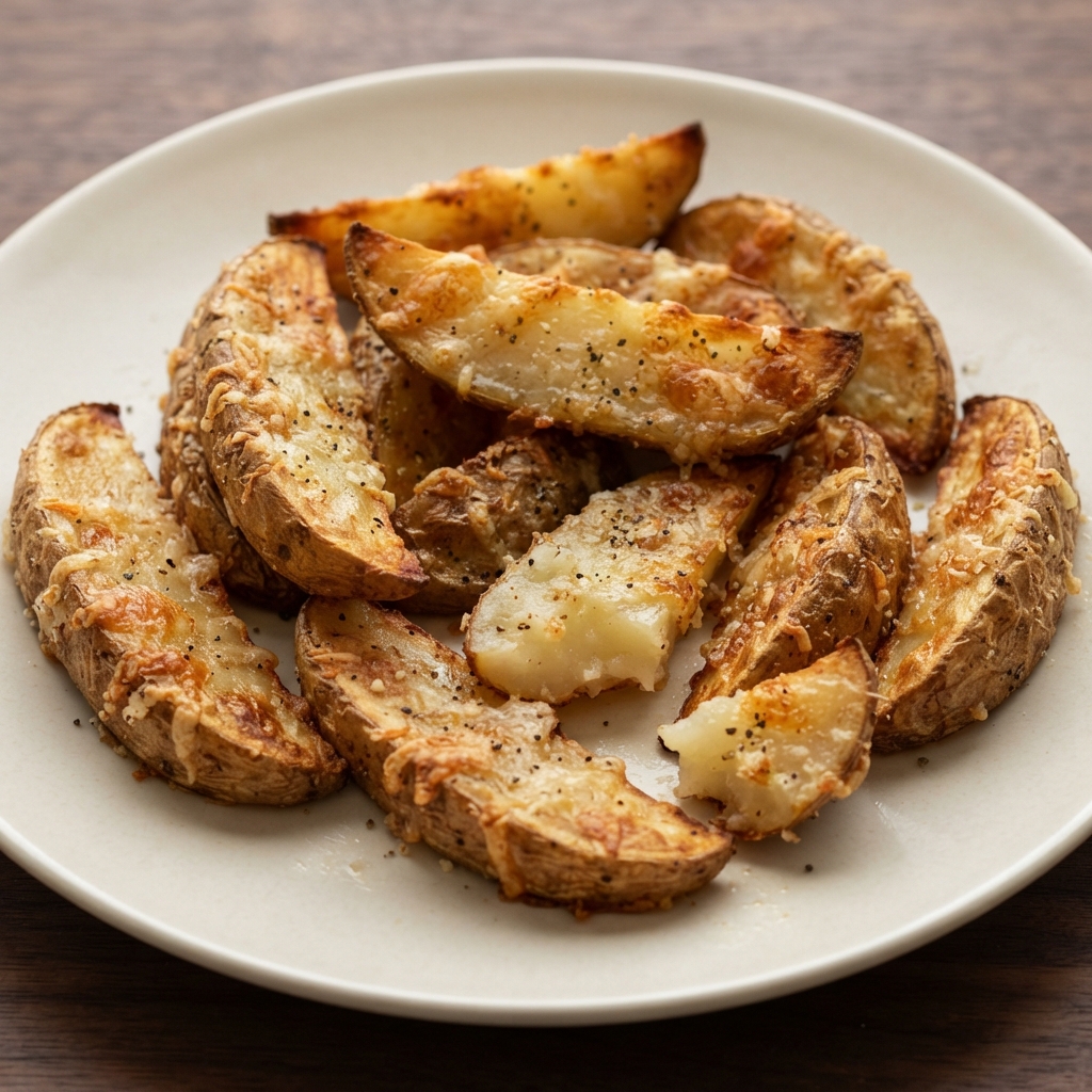Baked Parmesan-Garlic Potato Wedges