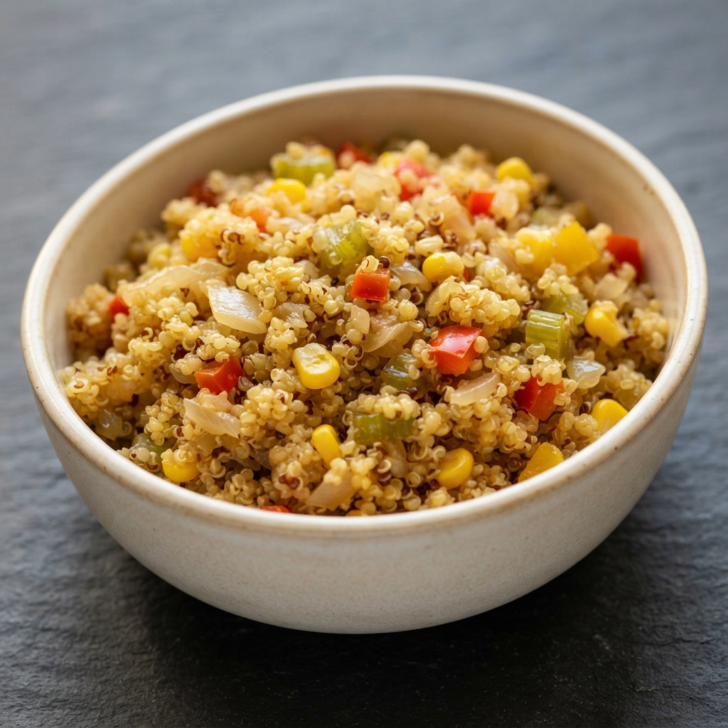 Oven-Baked Millet and Quinoa Pilaf