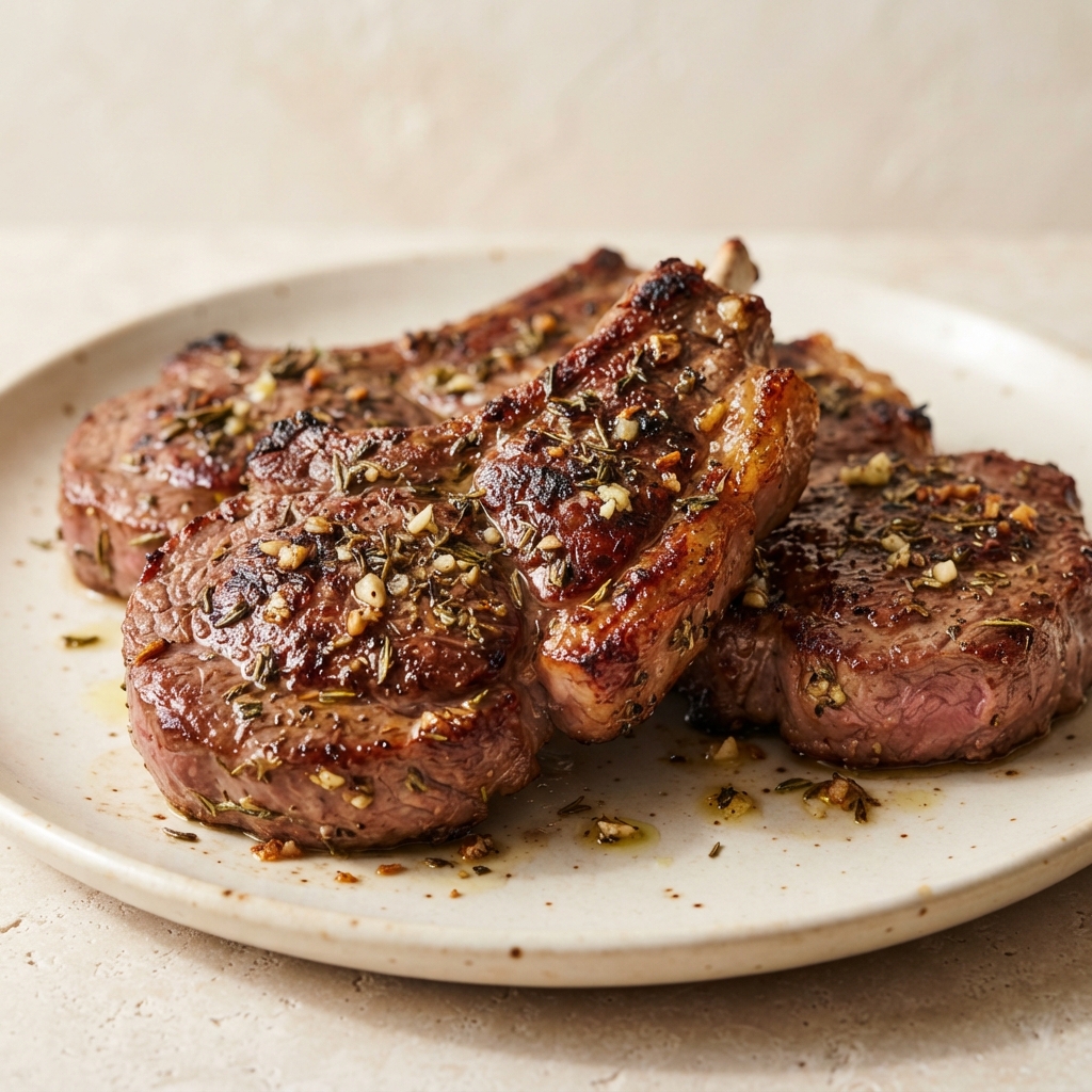 Provençal Grilled Lamb Loin Chops