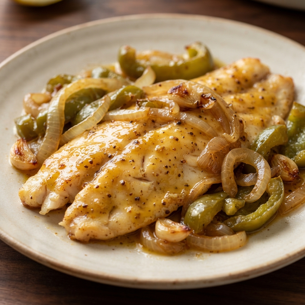 Baked Catfish with Dijon Citrus Glaze