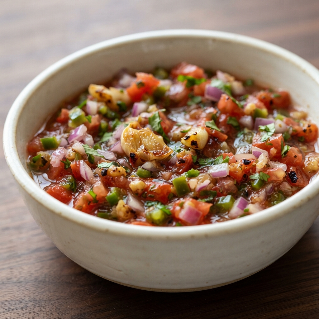 Air-Fried Roasted Salsa