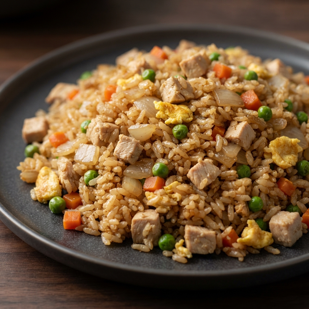 Turkey Fried Rice with Leftovers