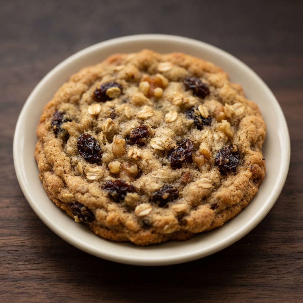 Low-Fat Eggless Oatmeal Cookies