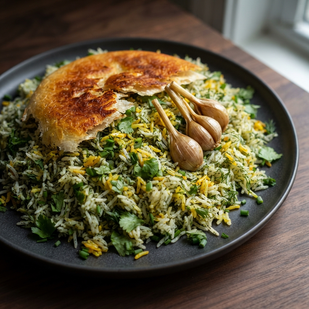 Sabzi Polo (Persian Herbed Rice)