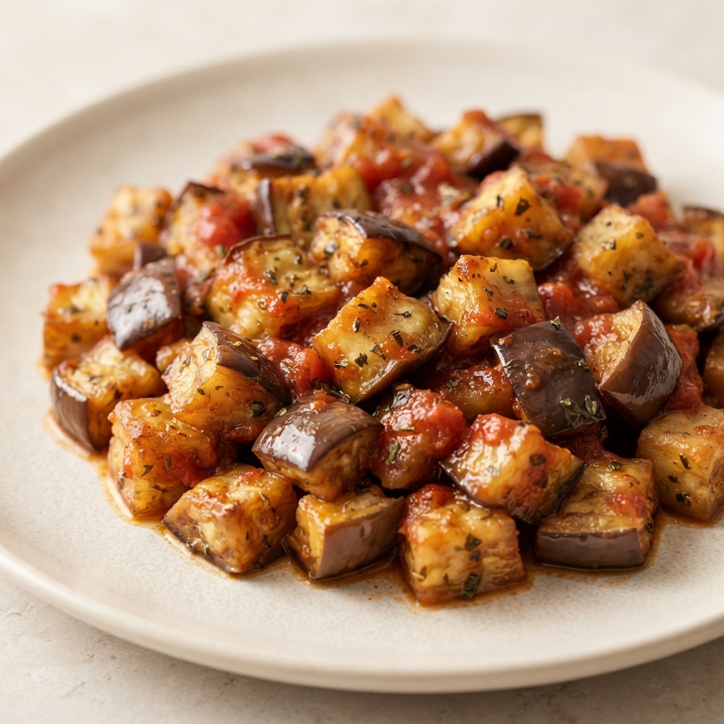 Fiery Oven-Roasted Eggplant