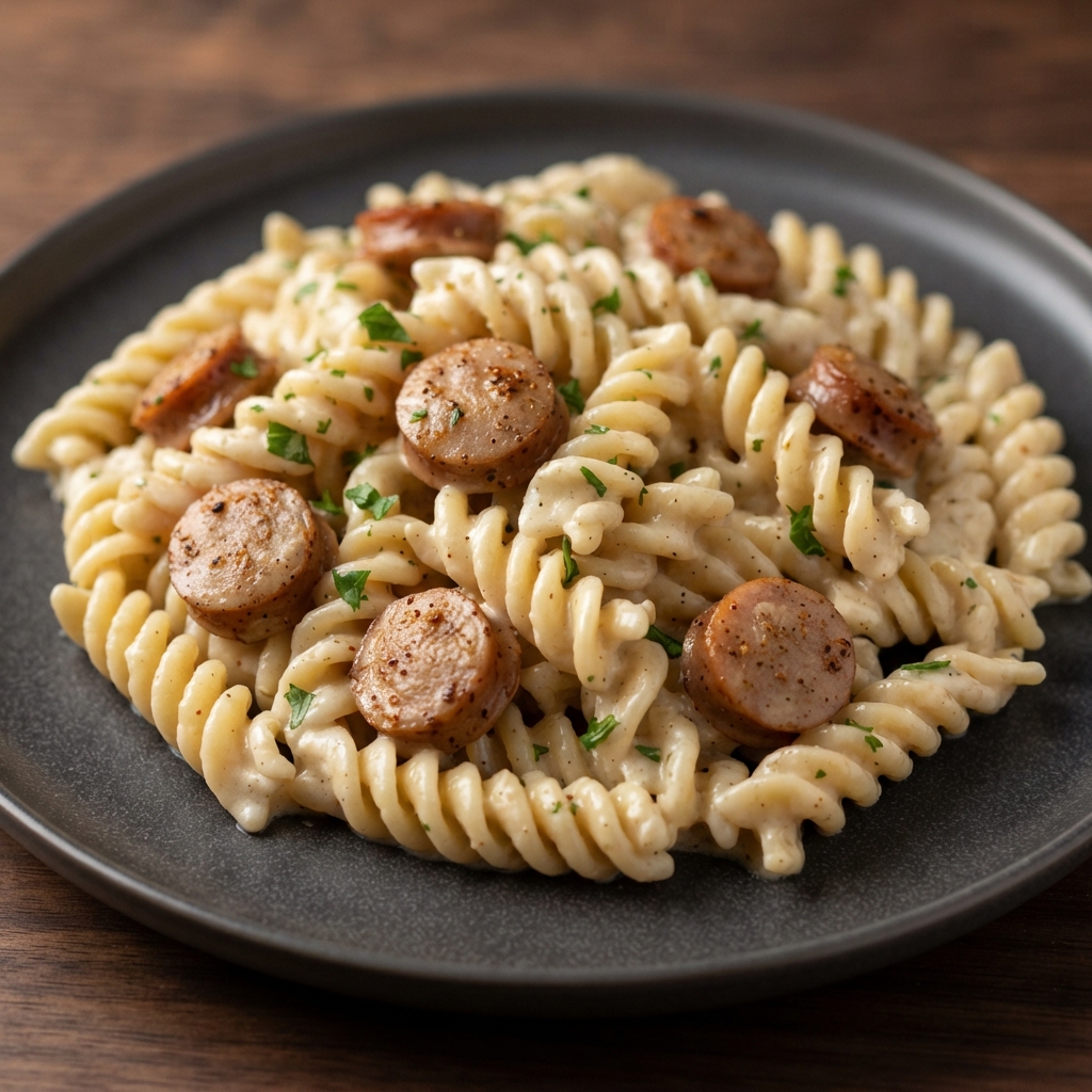Cajun Voodoo Fusilli with Creamy Alfredo