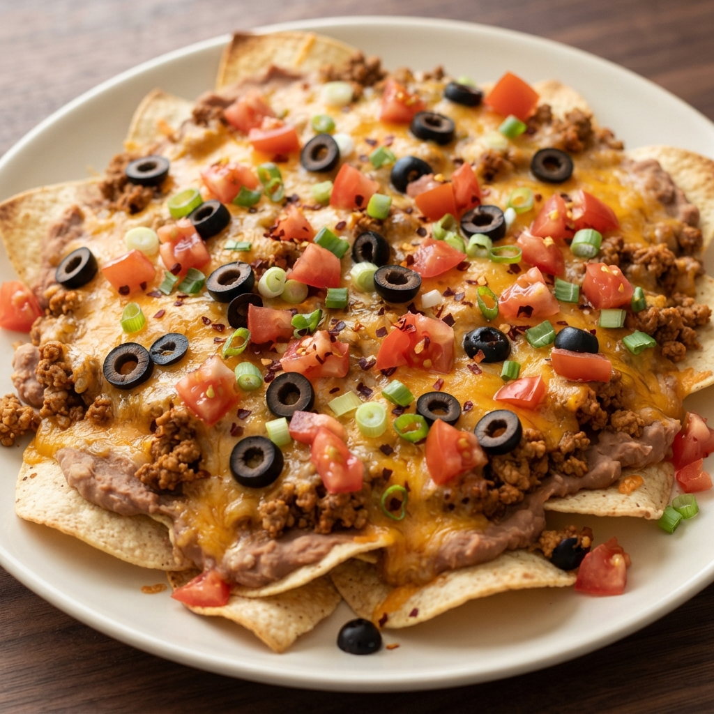 Baked Turkey Nachos Casserole