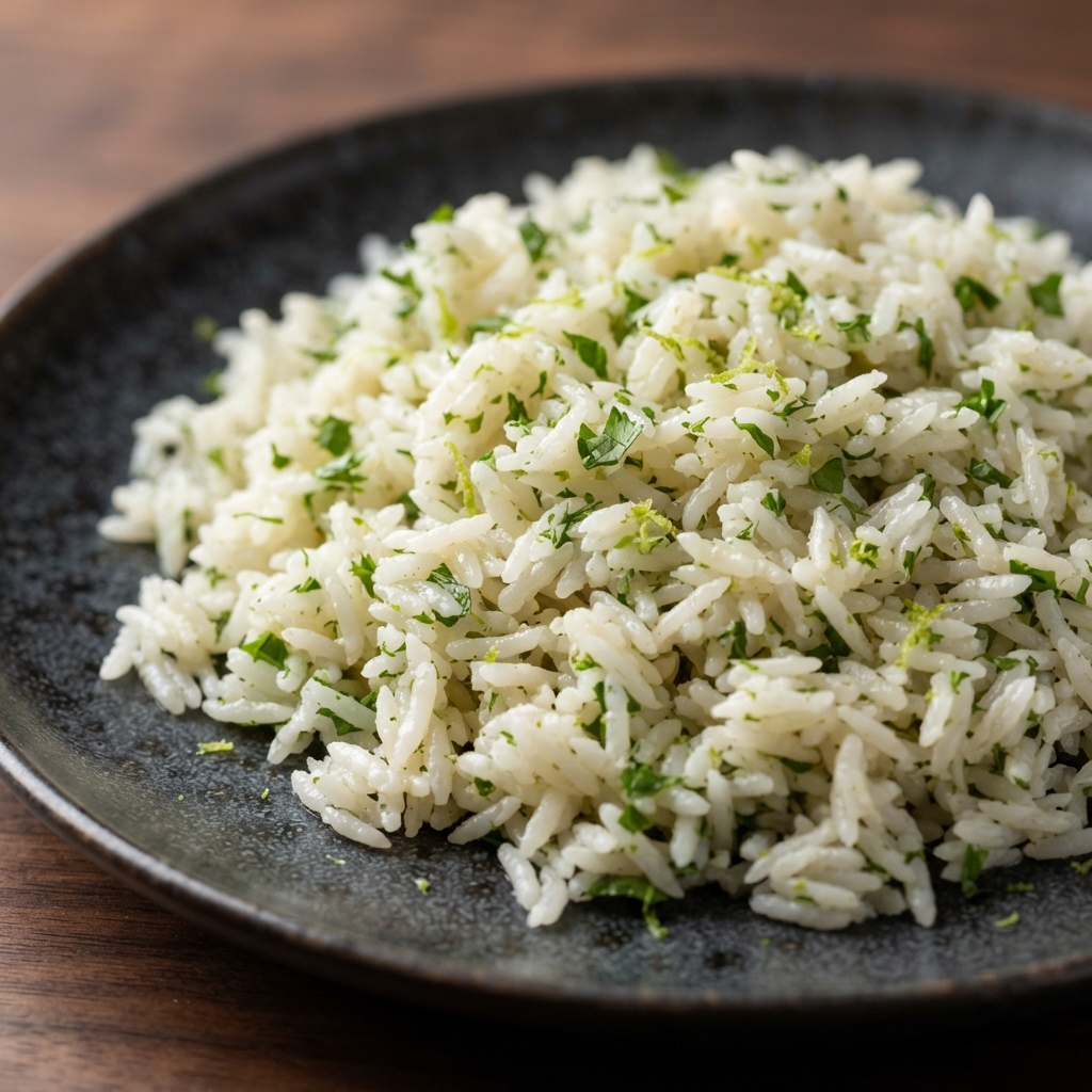 Cilantro-Lime Buttered Rice