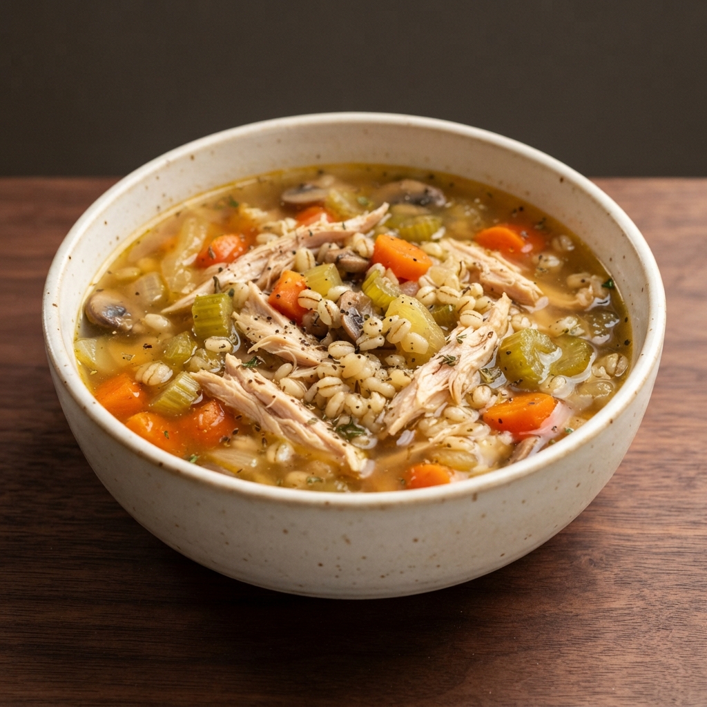 Comforting Turkey and Barley Soup