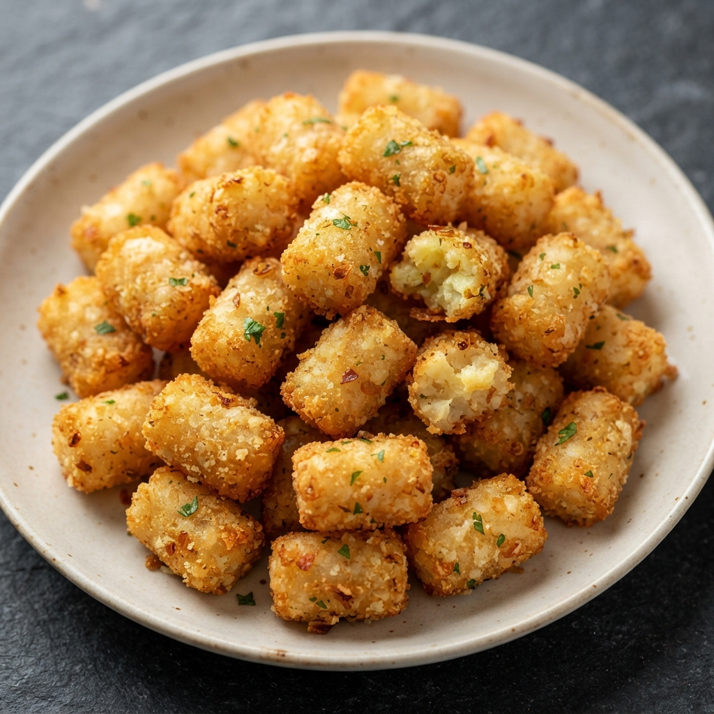 Crispy Cauliflower Tater Tots
