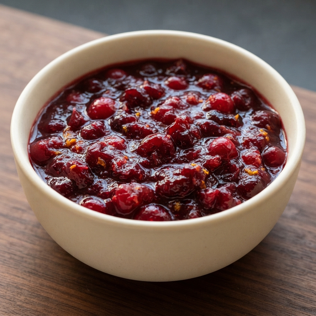 Cranberry Sauce with Tangerine and Cinnamon
