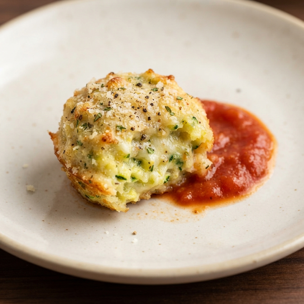 Oven-Baked Zucchini Parmesan Bites