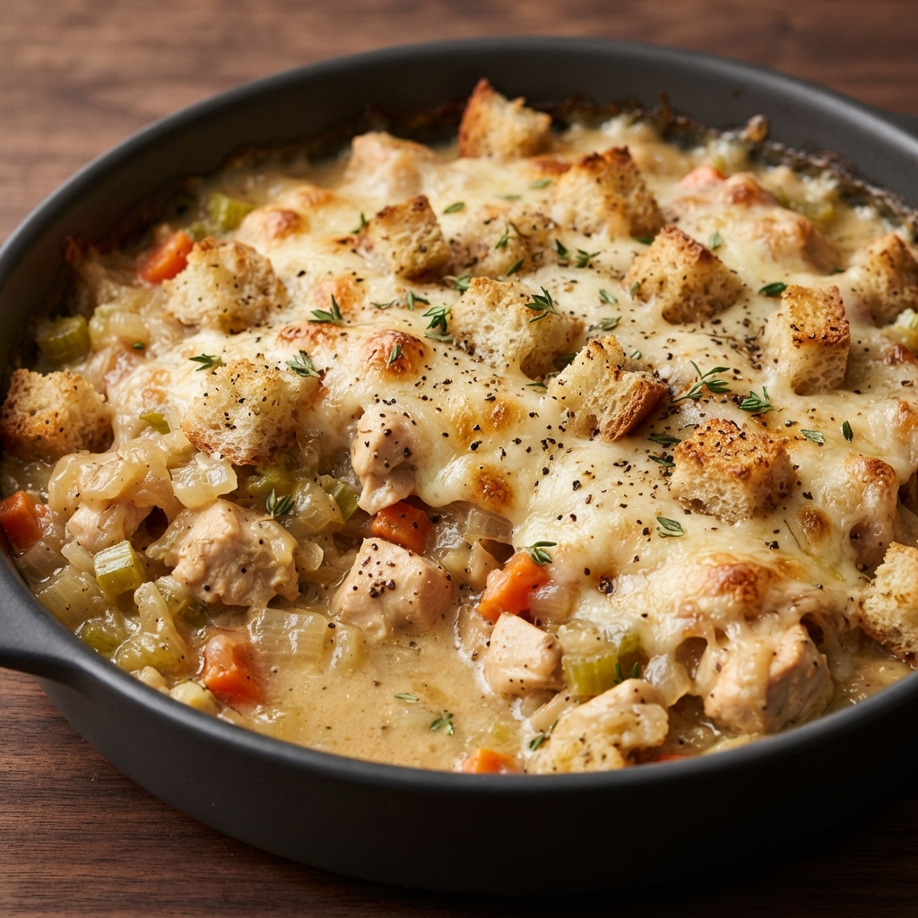 French Onion Chicken Bake