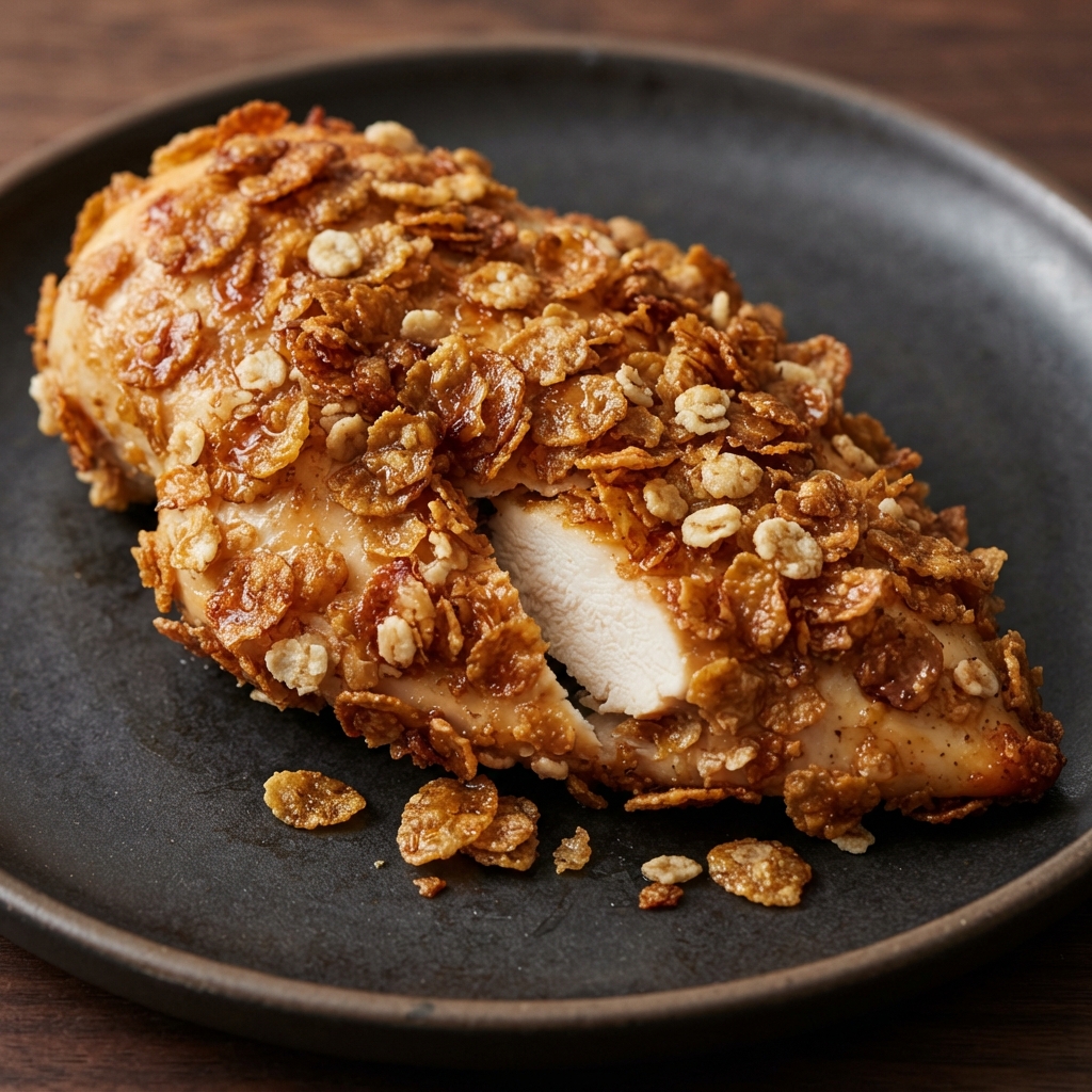 Crunchy Cereal-Crusted Chicken