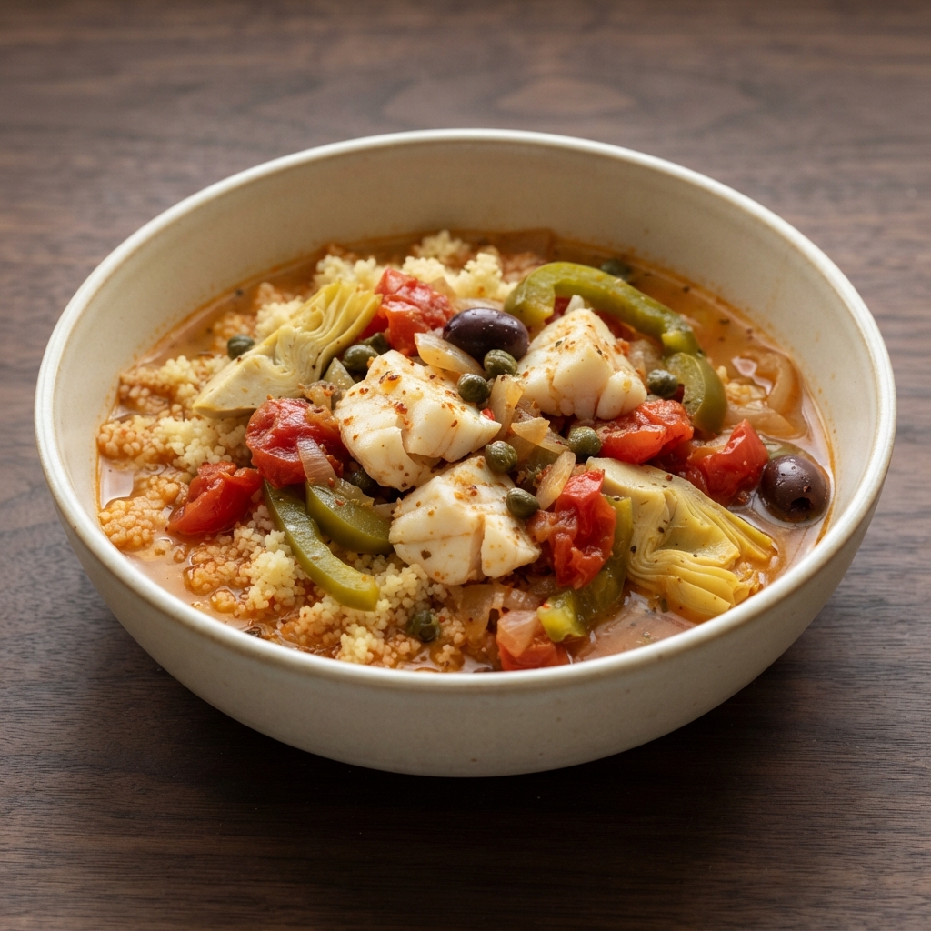 Turkish-Style Fish Stew with Sumac and Tomatoes