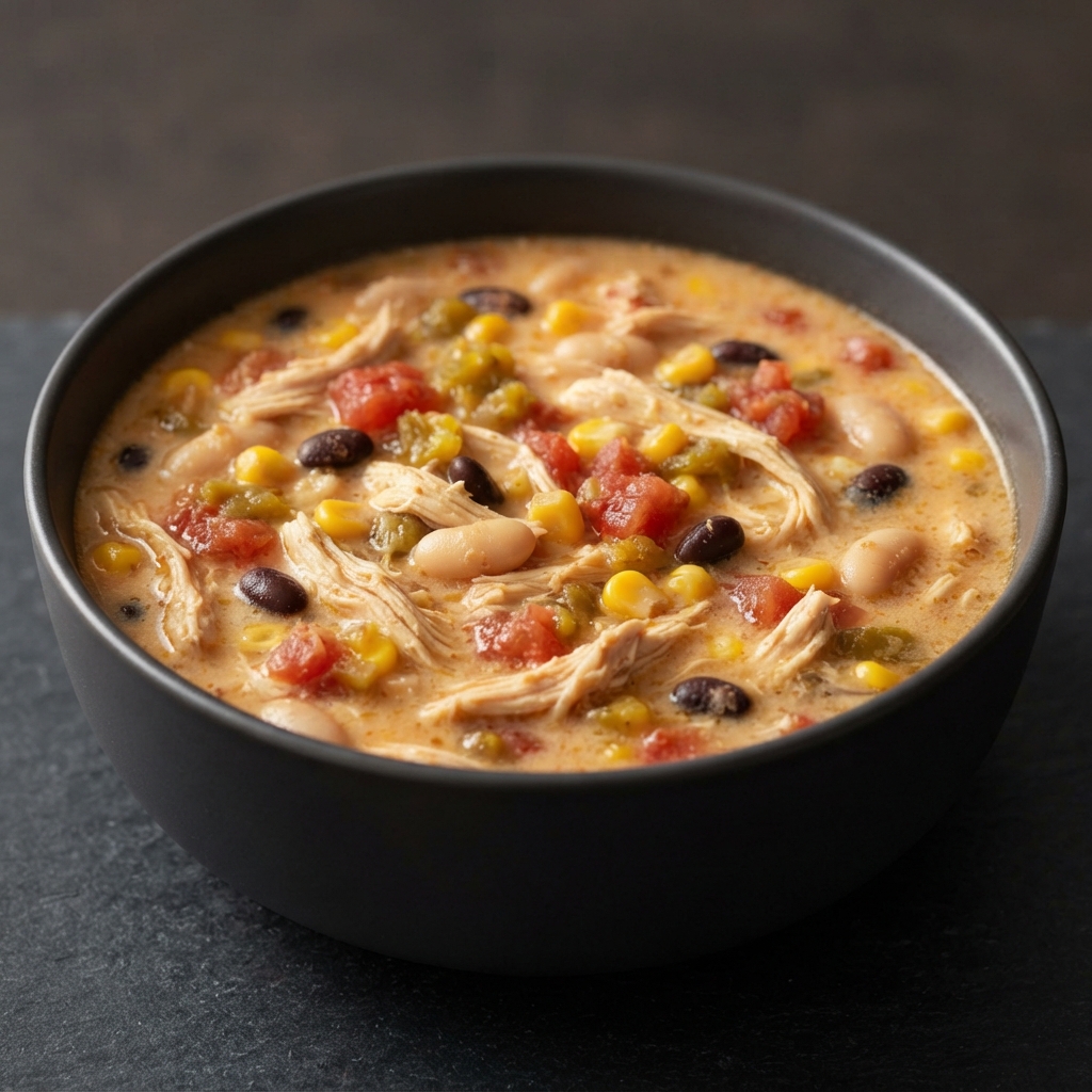 Creamy Slow-Cooker White Chicken Chili