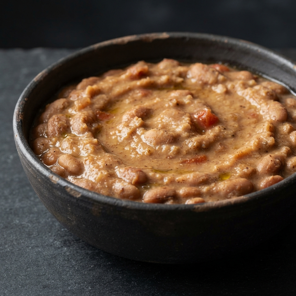 Meatless Refried Pinto Beans