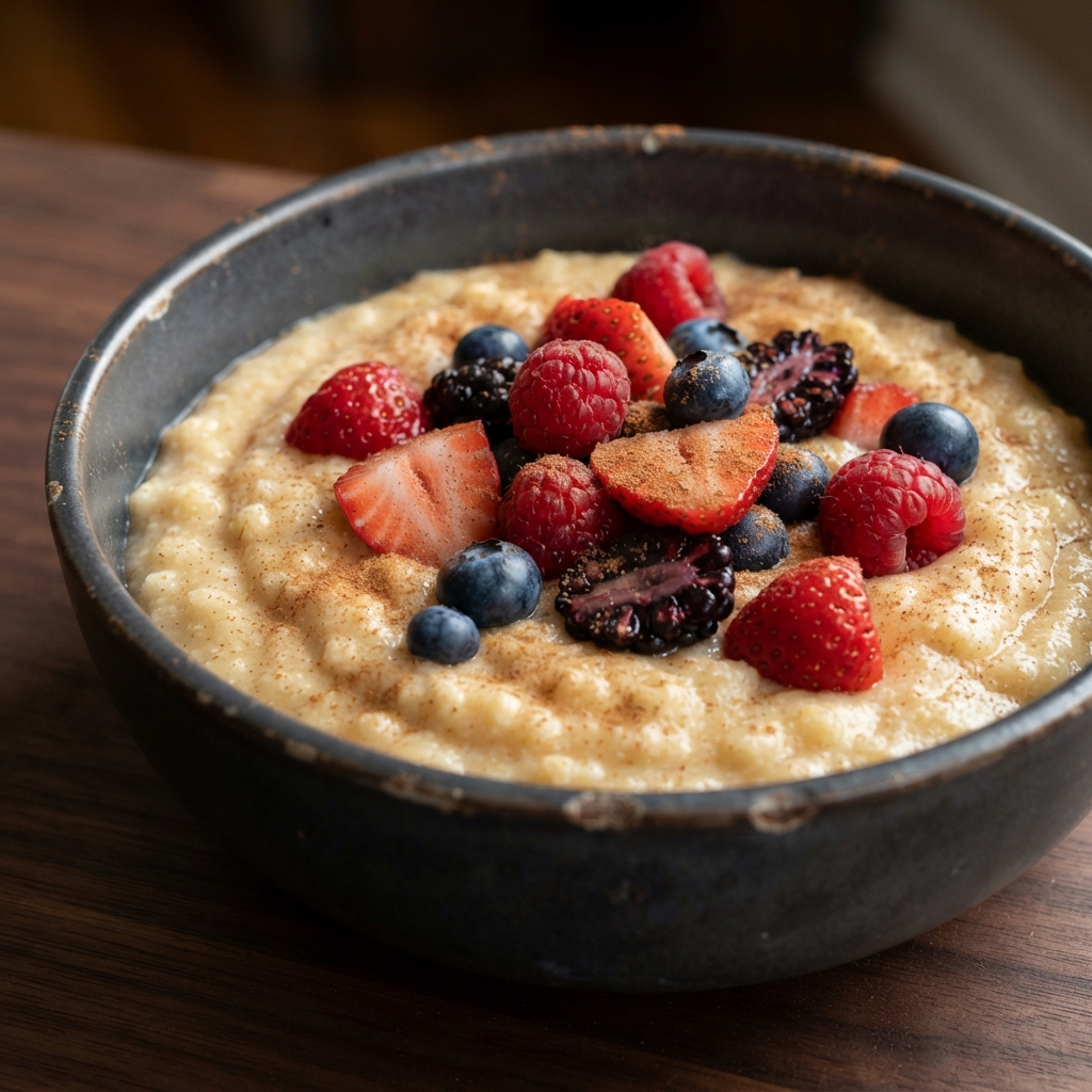 Morning Polenta Breakfast Bowl