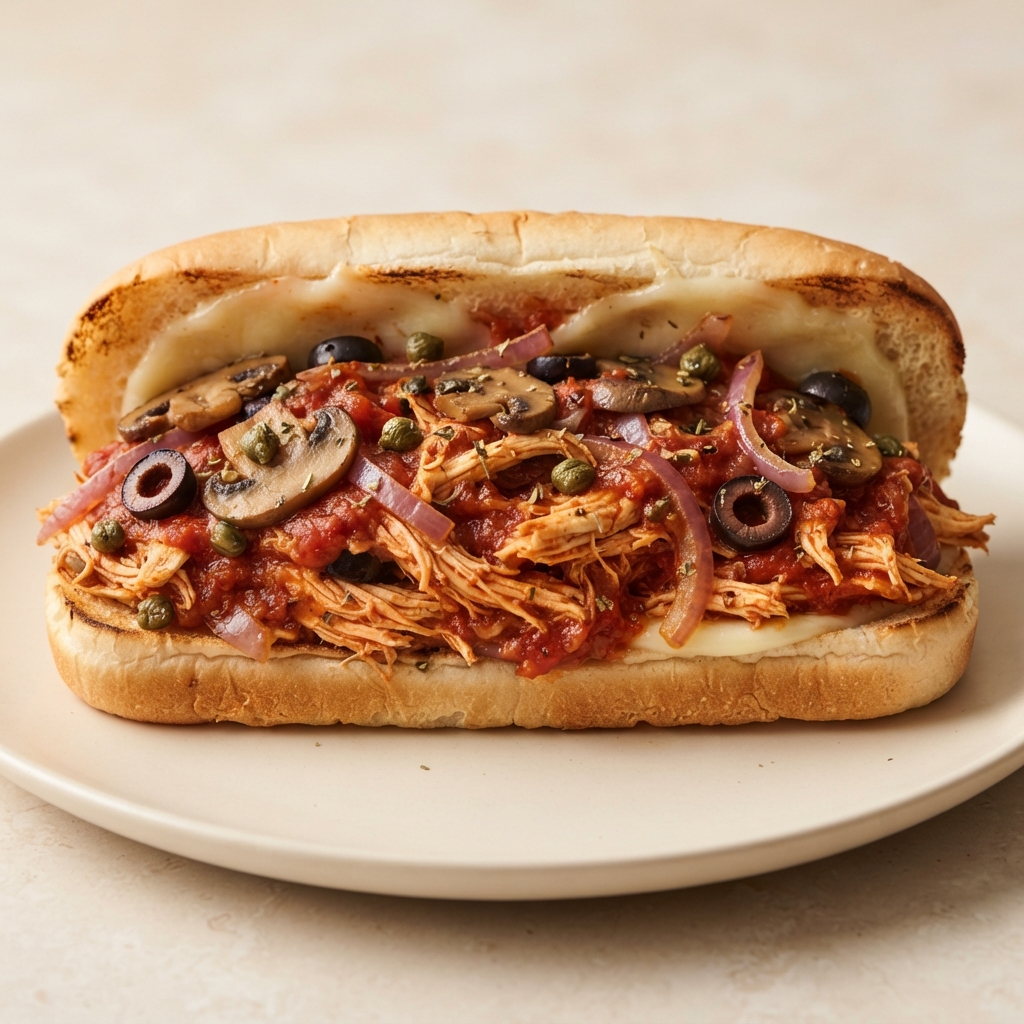 Cacciatore-Style Chicken Hoagies
