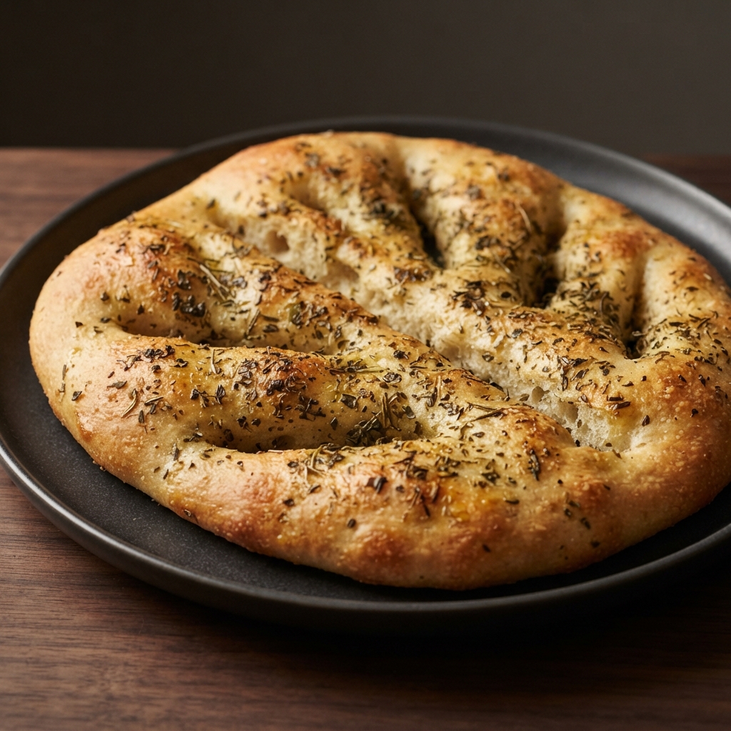 Provencal Herbed Fougasse Flatbread