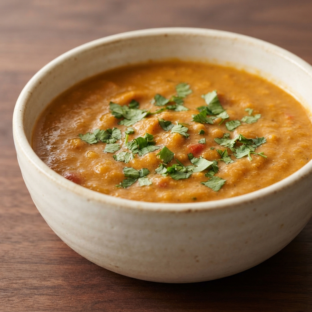 West African Sweet Potato–Peanut Soup