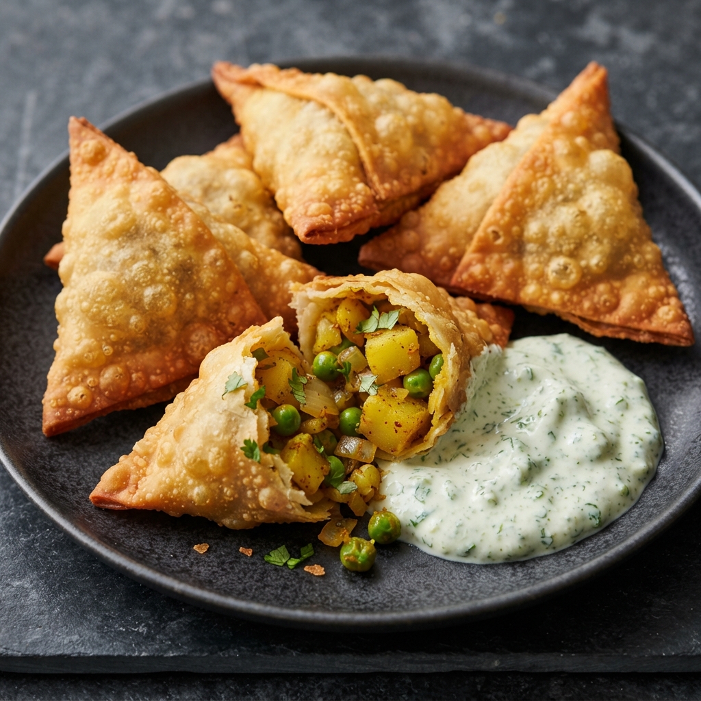Crispy Air-Fried Samosas