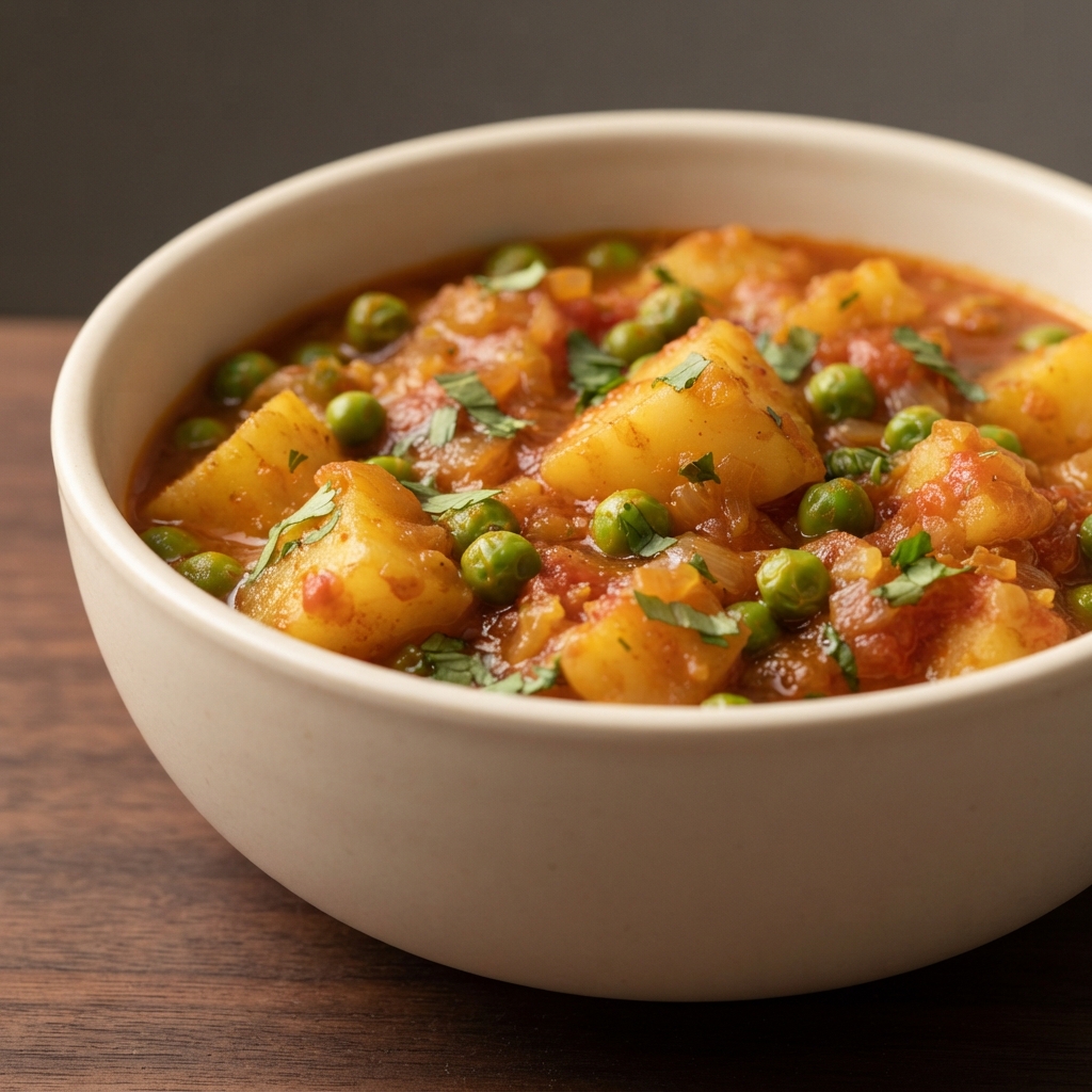 Potato and Pea Curry (Aloo Matar)