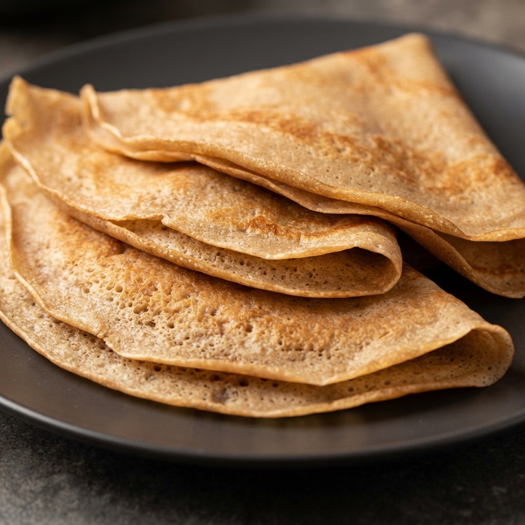 Hearty Buckwheat Groat Crêpes