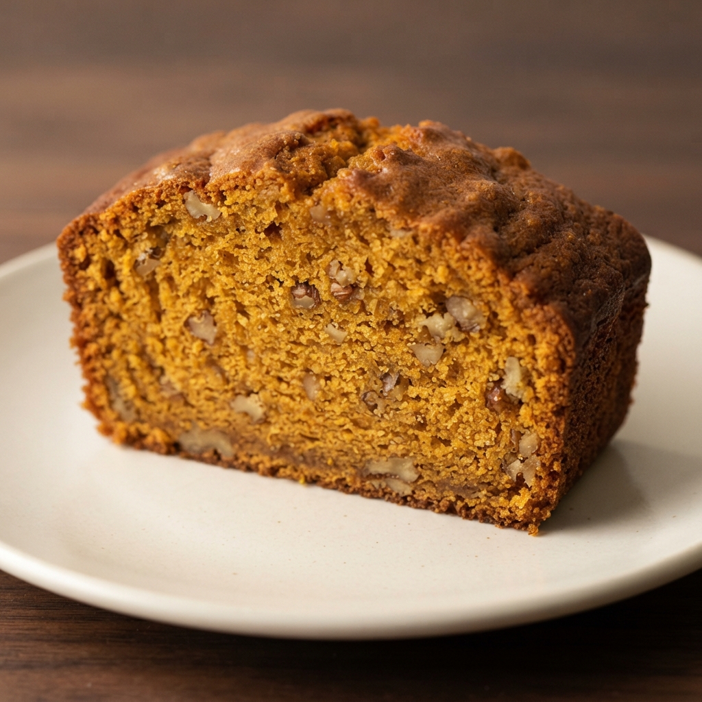 Harvest Pumpkin Walnut Bread