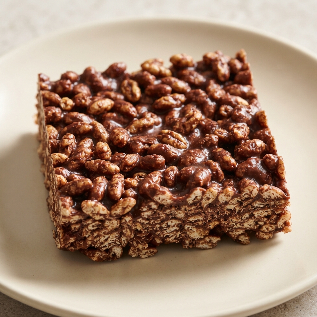 Chocolate Puffed Wheat Bars