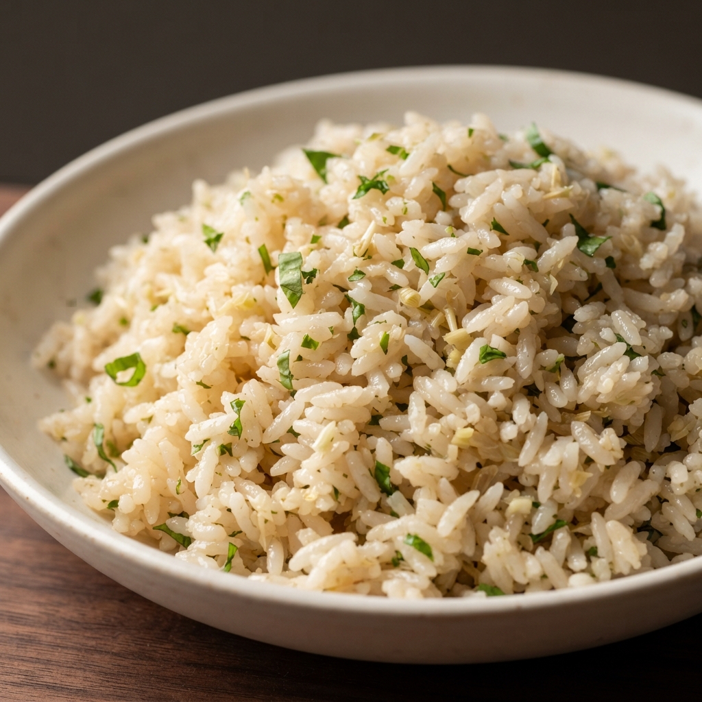 Aromatic Coconut Jasmine Rice with Lemongrass and Herbs