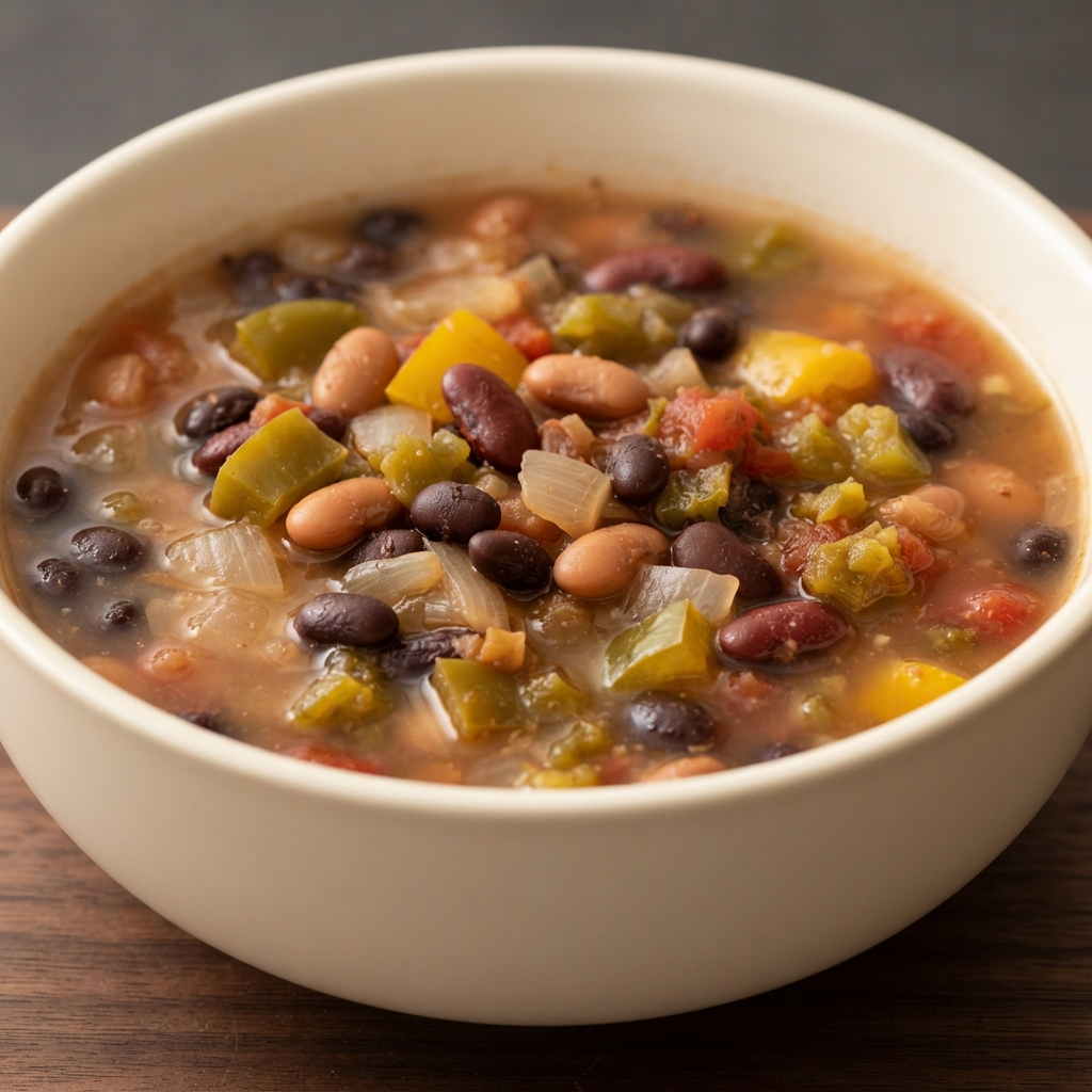 Hearty Three-Bean Soup