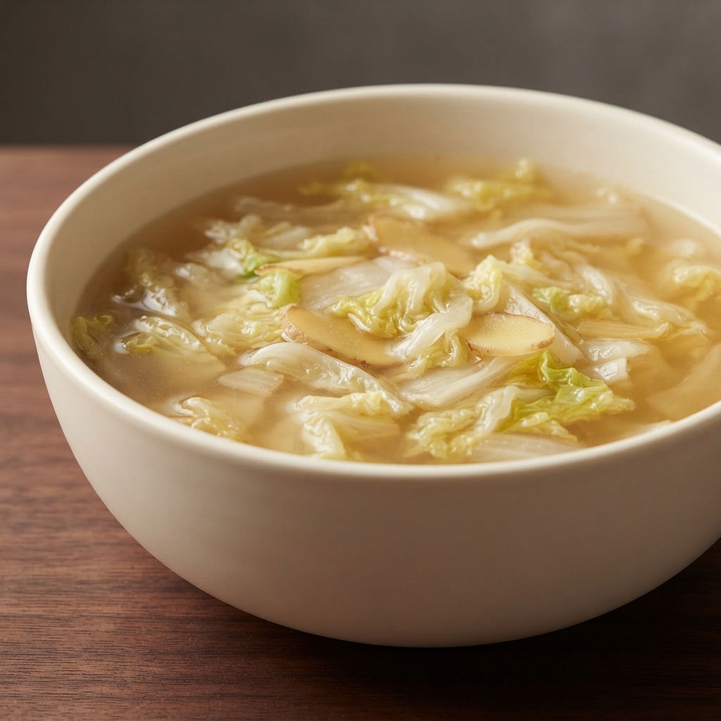 Napa Cabbage & Ginger Broth