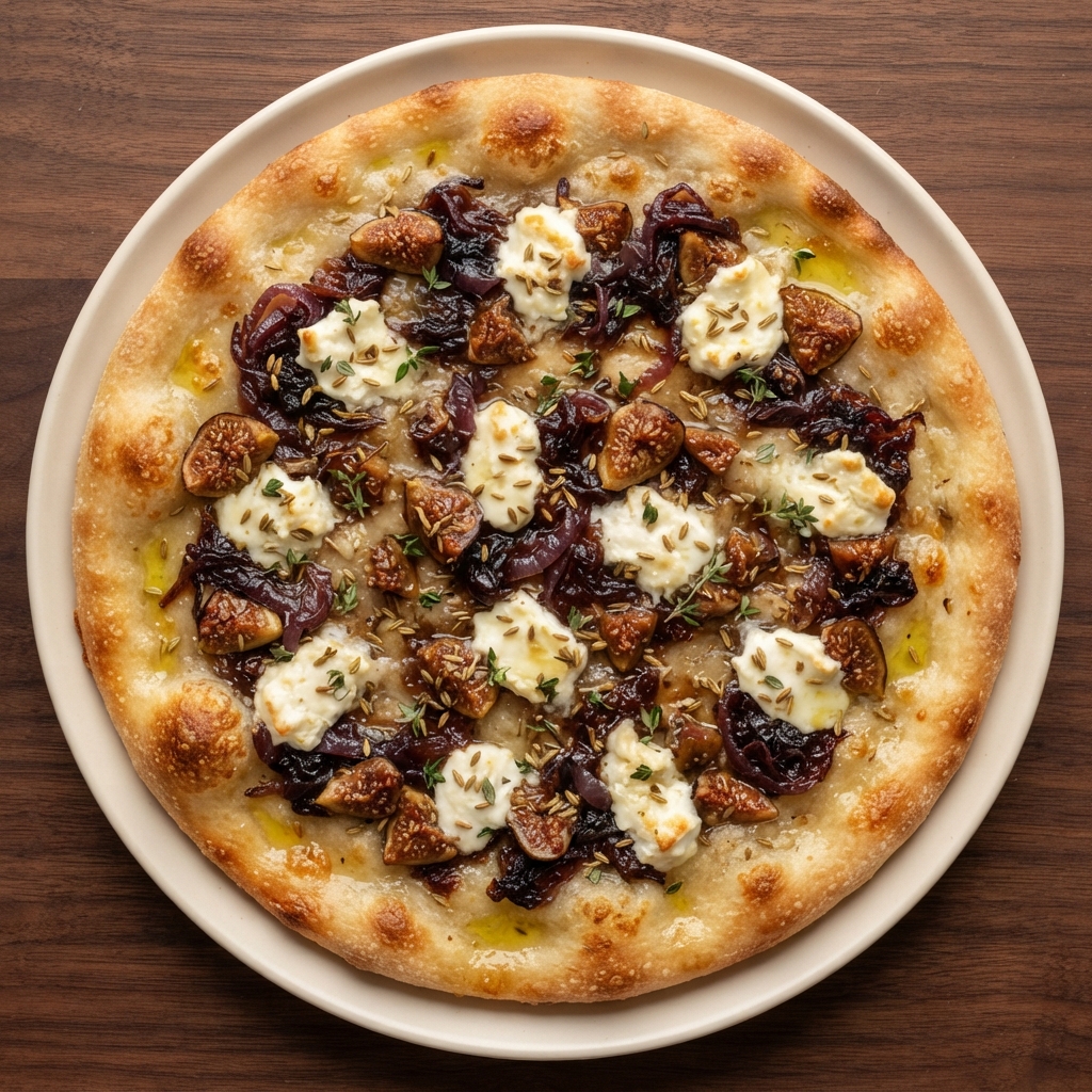 Goat Cheese and Fig Flatbread