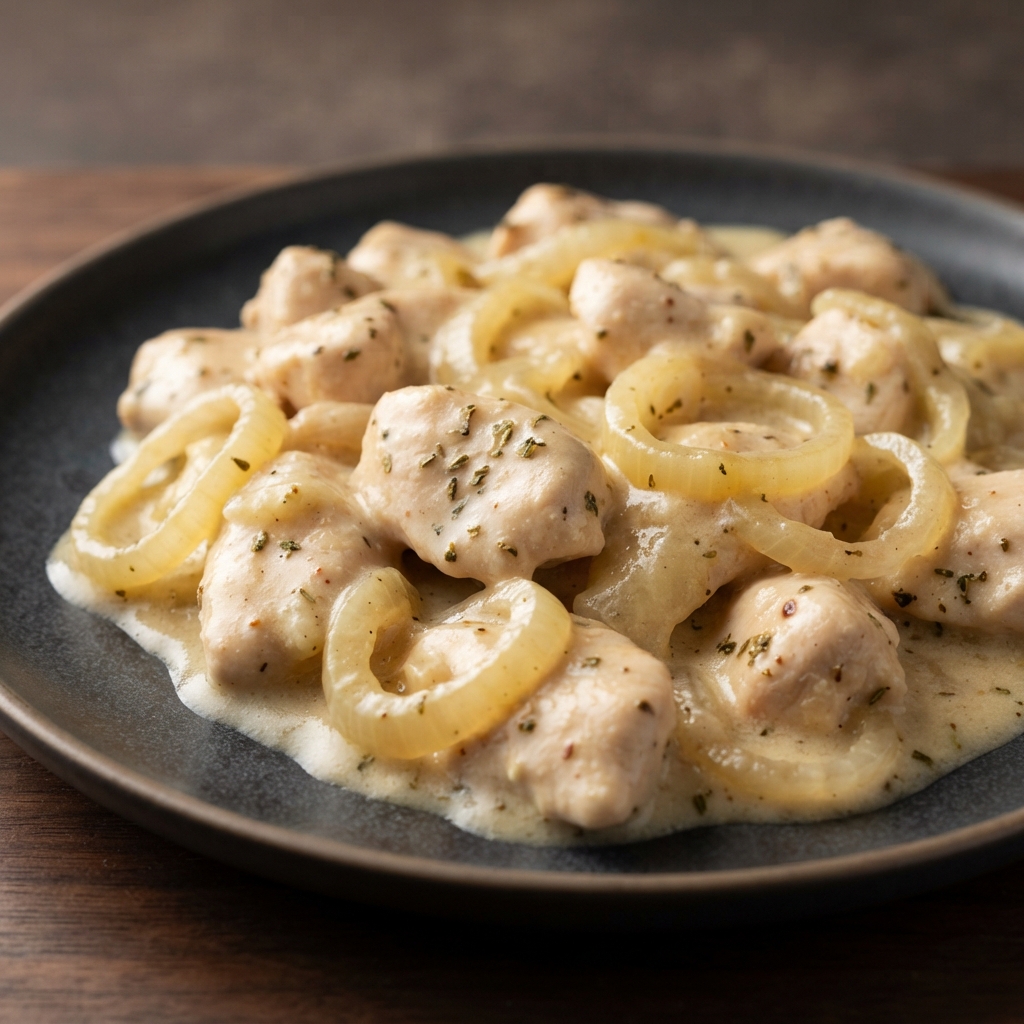 Slow Cooker Chicken Tetrazzini