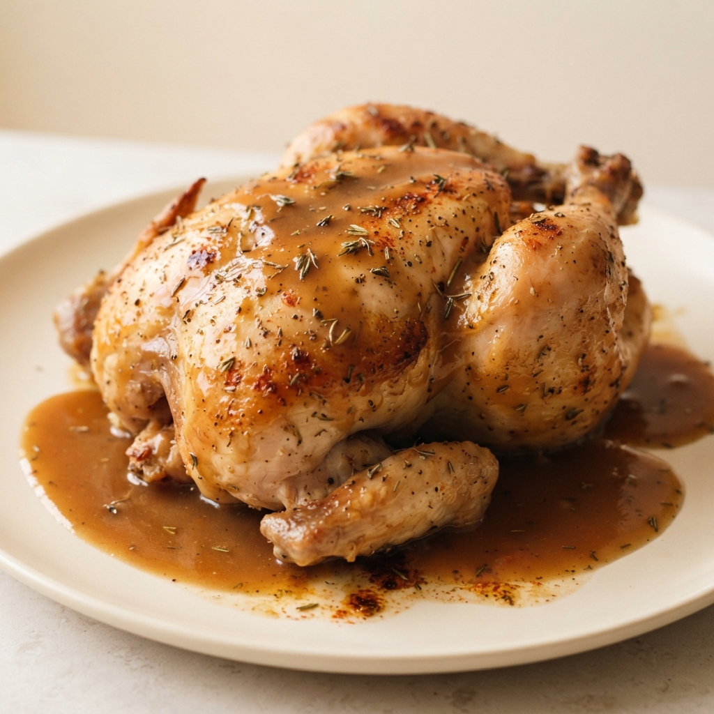 Pressure Cooker Whole Roasted Chicken