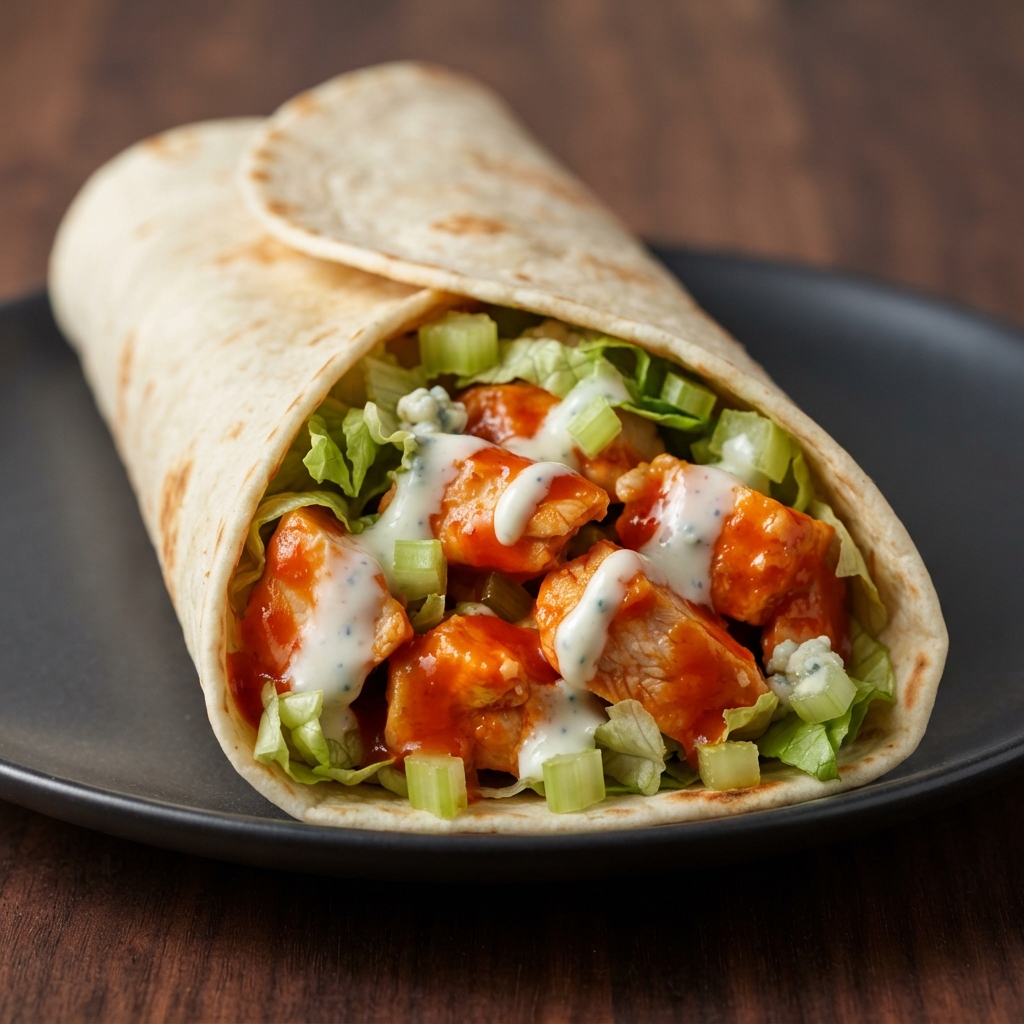 Spicy Buffalo Chicken Tortilla Wraps