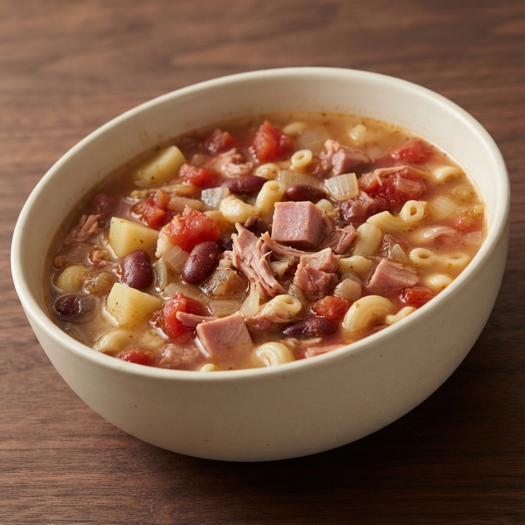 Crockpot Ham Bone Soup
