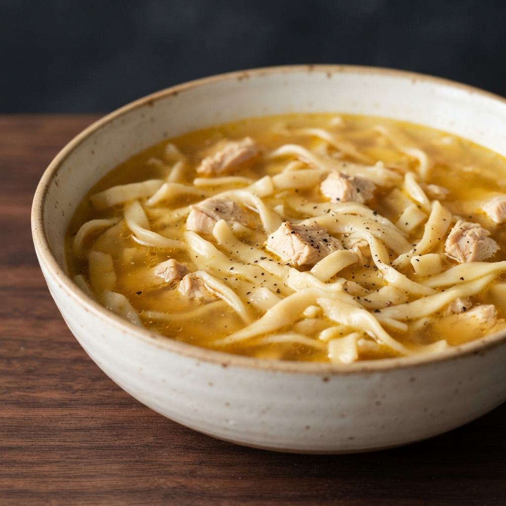 Grandma's Chicken Noodle Soup with From-Scratch Noodles