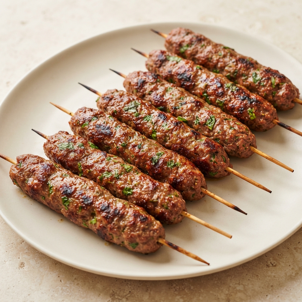 Spiced Lamb Seekh Kebabs (Indian Inspired)