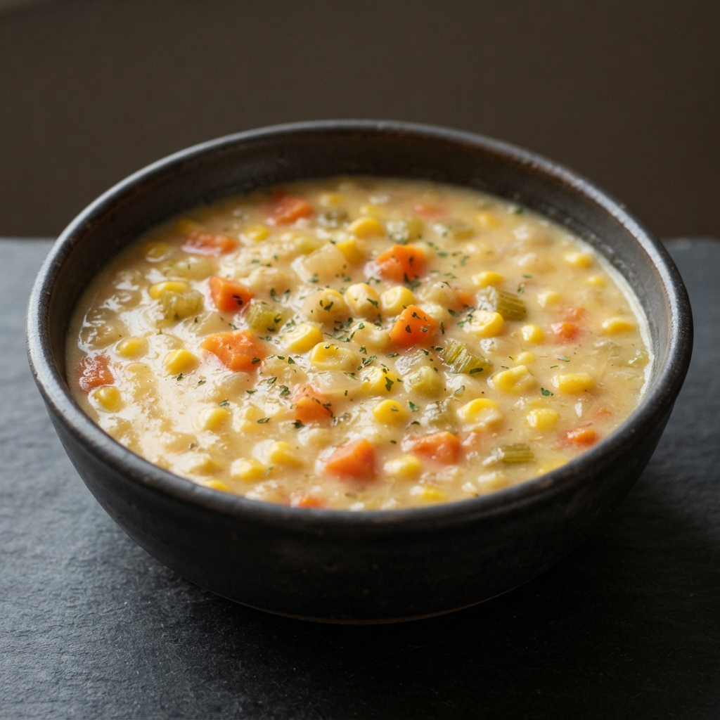 Velvety Dairy-Free Corn Chowder