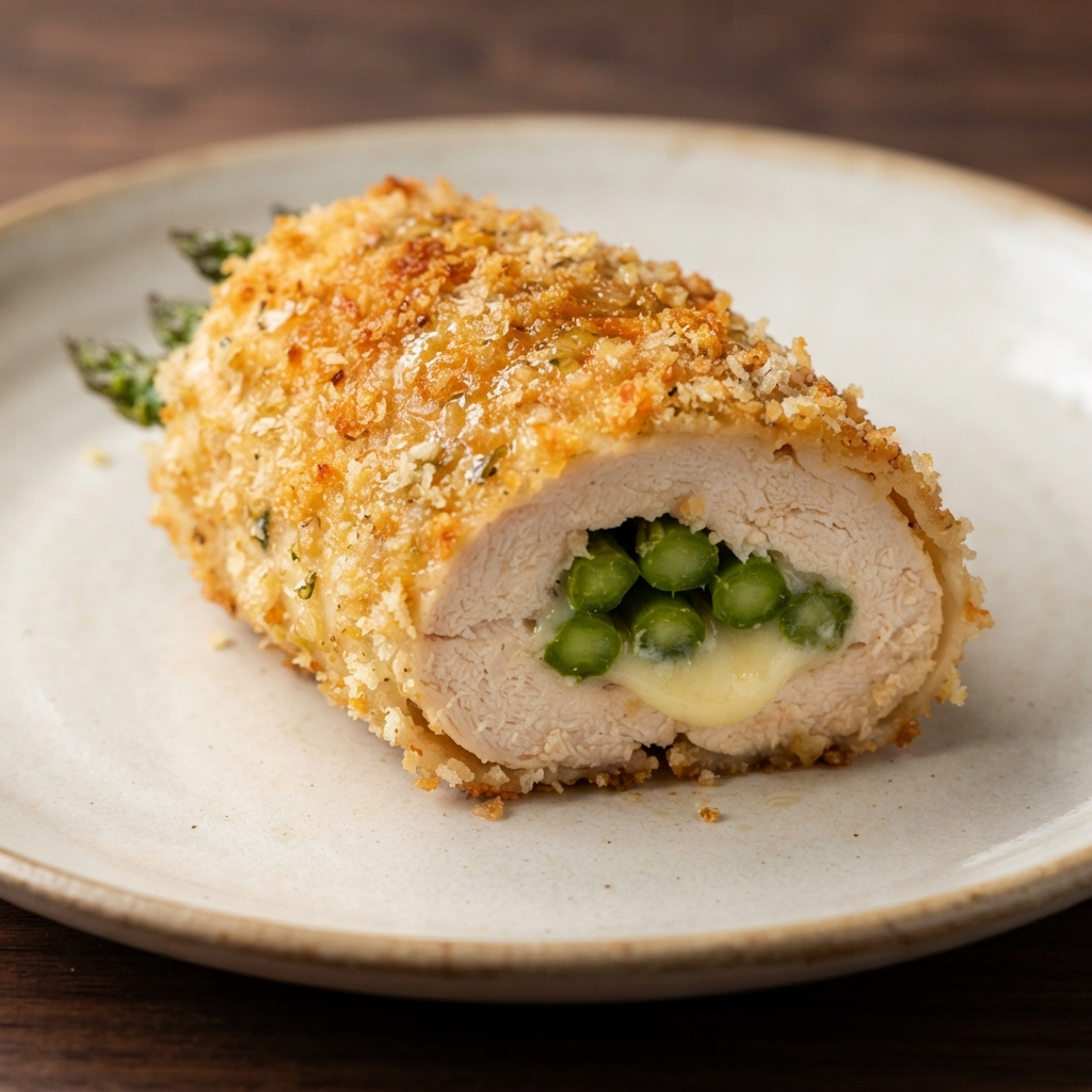 Asparagus-Stuffed Chicken Roll-Ups